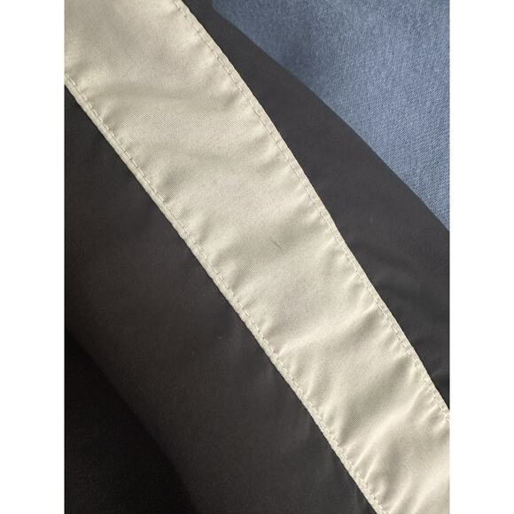 BROOKS Size XS Womens BLK Stretch Waist Pull On Leg Zip Windproof Track Pants - Picture 15 of 15